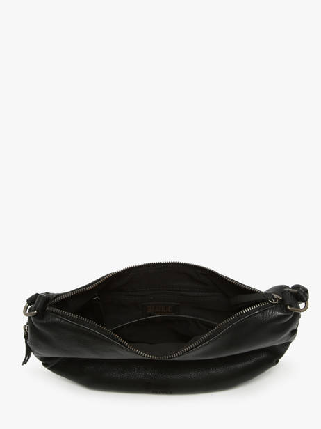 Cross Body Tas Tokyo Leder Basilic pepper Zwart tokyo BTOK02 ander zicht 3